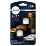 Febreze Auto Air Freshener Vent Clip Bourbon & Orange Scent