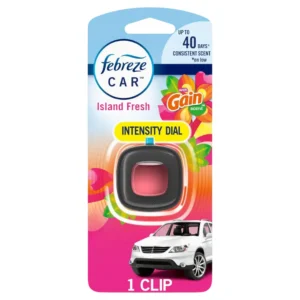 Febreze Car Air Freshener Vent Clip Gain Island Fresh Scent