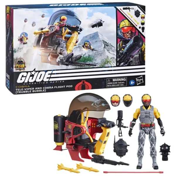 G.I. Joe Python Patrol Tele-Viper & Cobra Flight Pod (Trubble Bubble)