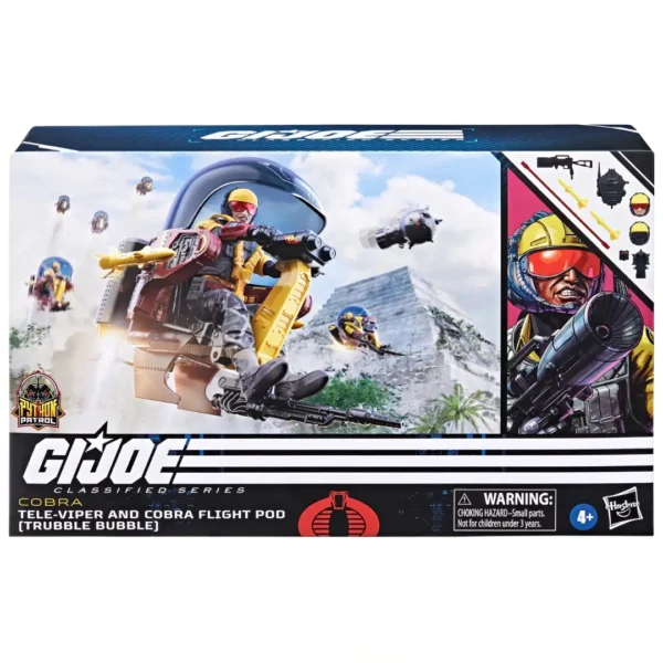 G.I. Joe Python Patrol Tele-Viper & Cobra Flight Pod (Trubble Bubble)