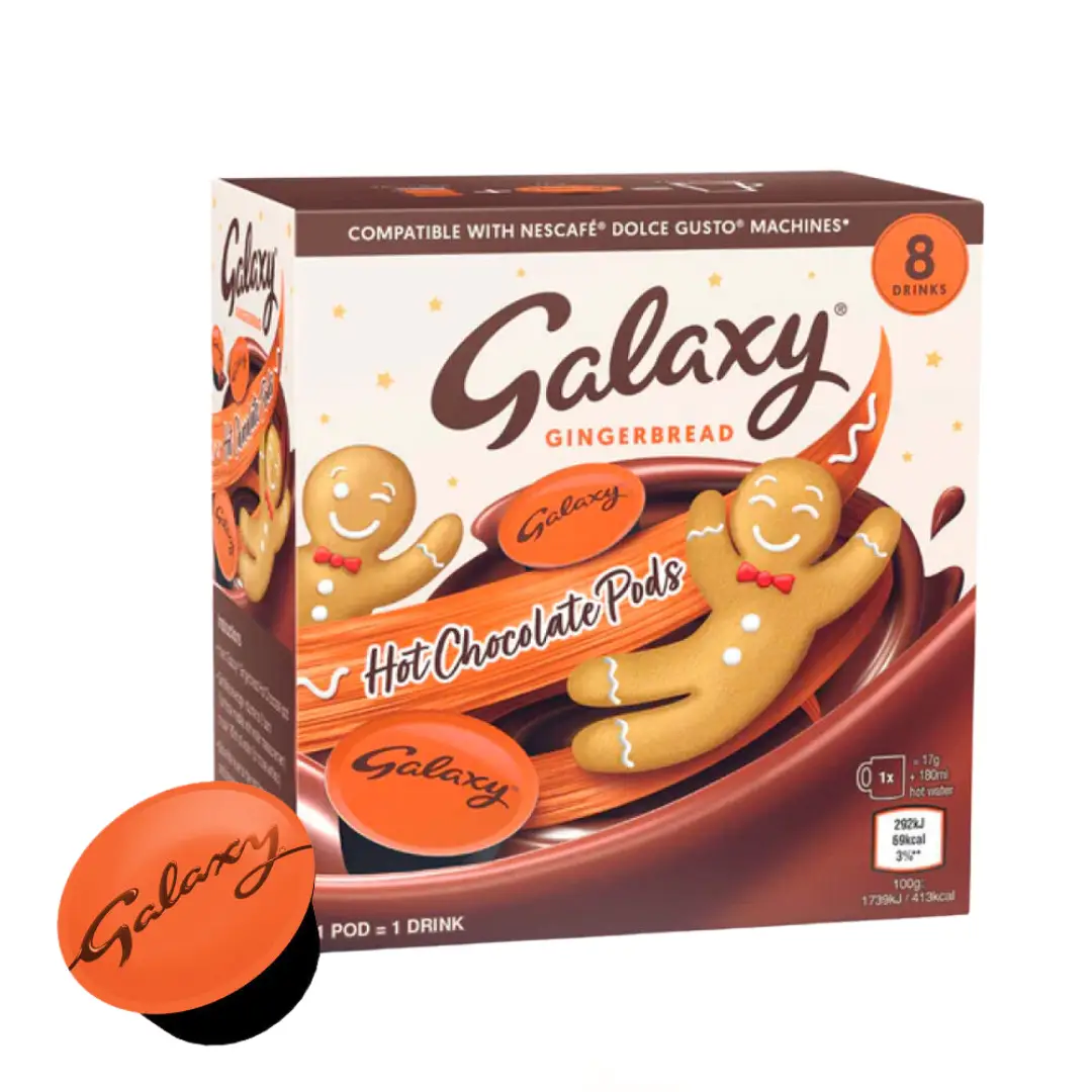 Galaxy Gingerbread Hot Chocolate Dolce Gusto Pods