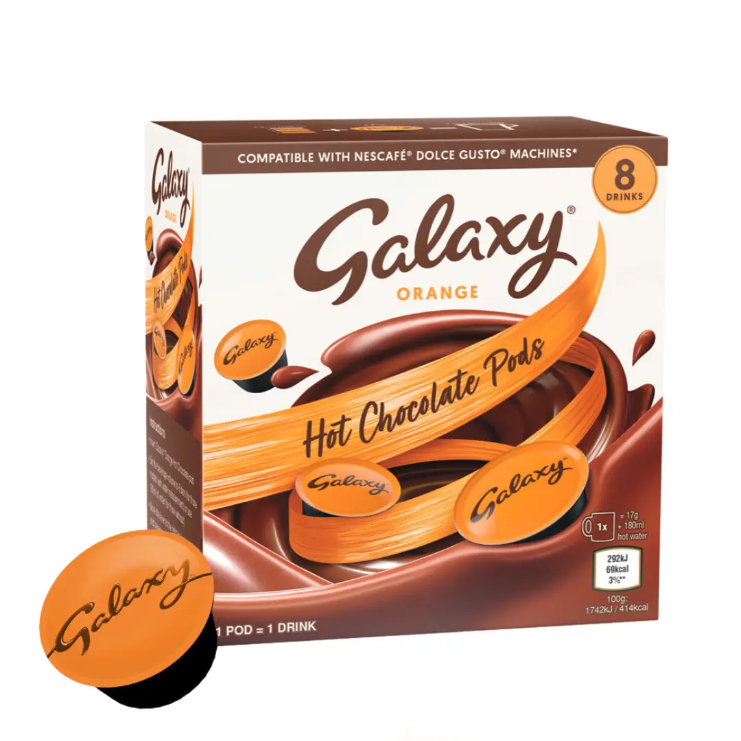 Galaxy Orange Hot Chocolate Dolce Gusto Pods