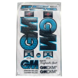GM Diamond Limited Edition Embossed Cricket Bat Sticker