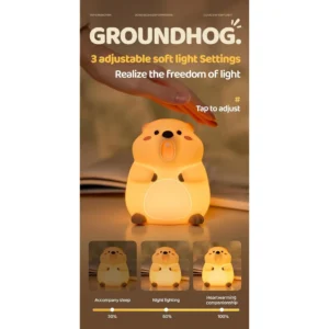 Groundhog Night Light