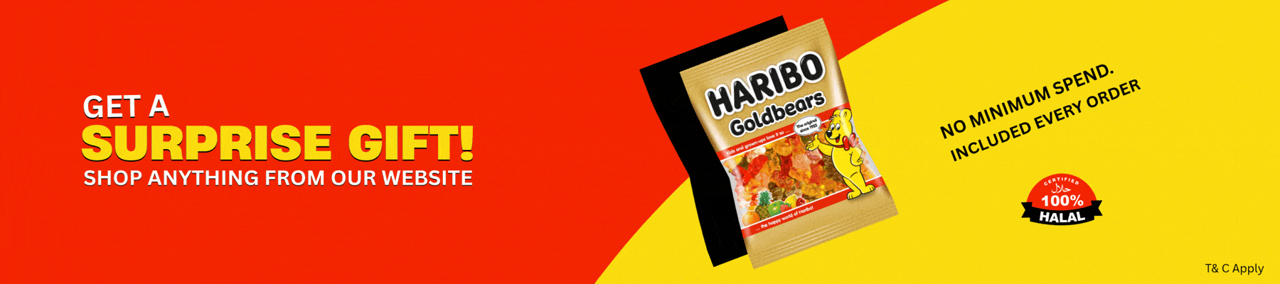 Haribo Goldbears Candy 120g gummy bears free