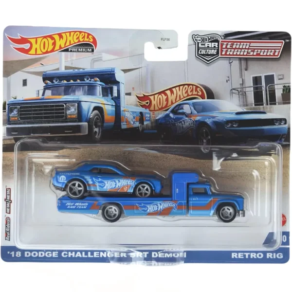 Hot Wheels '18 Dodge Challenger SRT Demon Retro Rig