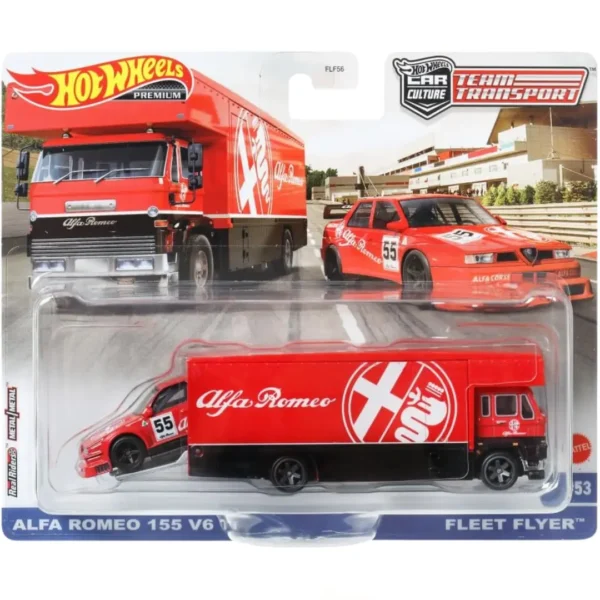 Hot Wheels Alfa Romeo 155 V6 Ti Fleet Flyer