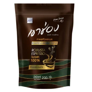 Khao Shong Robusta Espresso Roasted & Ground Coffee 200g