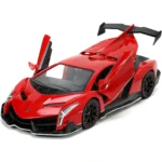 Lamborghini Veneno Red Diecast Car (No Box)