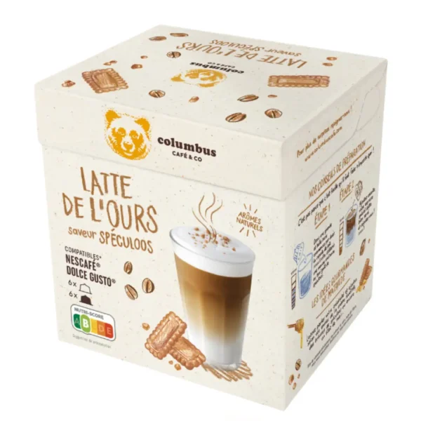 Latté de l'Ours Columbus Café Dolce Gusto Pods