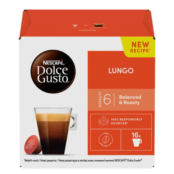 Lungo Nescafe Dolce Gusto Coffee Pods