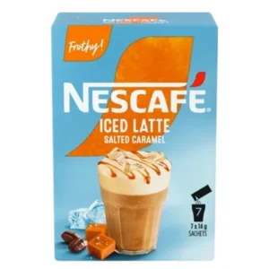 Nescafe Iced Latte Salted Caramel Frothy Instant Coffee Mix Sachet