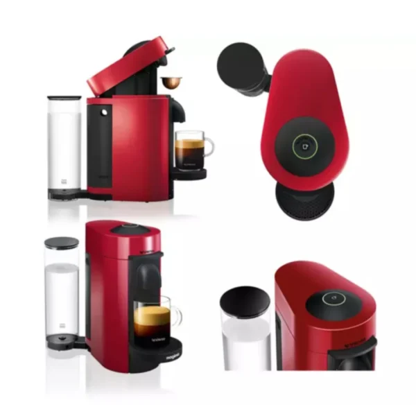 Nespresso Vertuo Plus Capsule Coffee Machine, Cherry Red