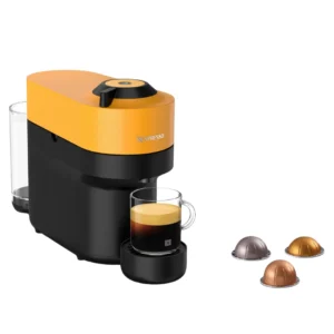 Nespresso Vertuo Pop Capsule Coffee Machine, Mango Yellow