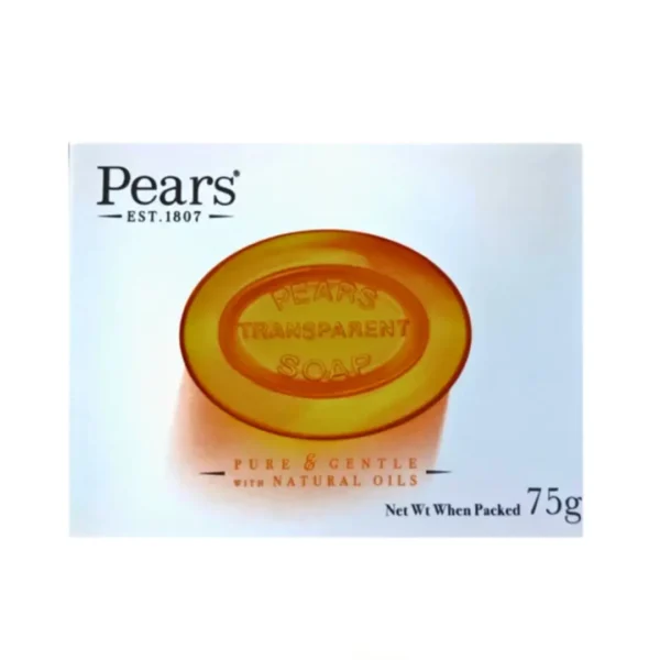 Pears Transparent Soap Pure and Gentle with Plant Oils 75g(Imported)