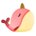 Pink Narwhal Night Light