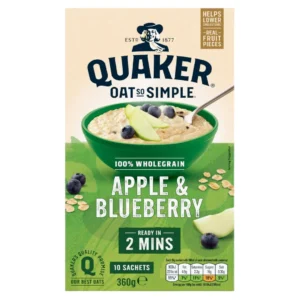 Quaker Oat So Simple Apple & Blueberry Porridge Sachets