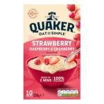 Quaker Oat So Simple Strawberry, Raspberry & Cranberry Porridge Sachets