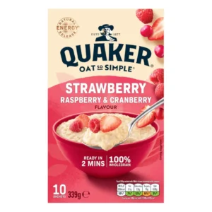 Quaker Oat So Simple Strawberry, Raspberry & Cranberry Porridge Sachets