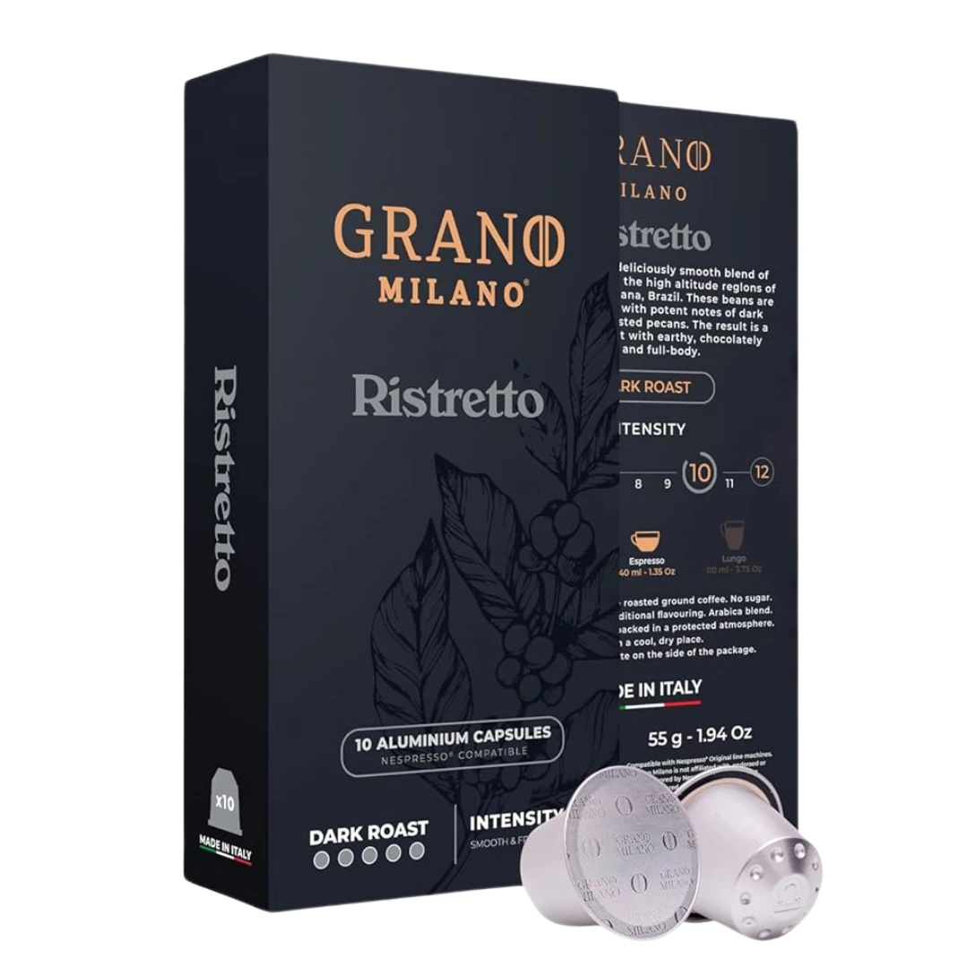 Ristretto Grano Milano Nespresso Coffee Capsules