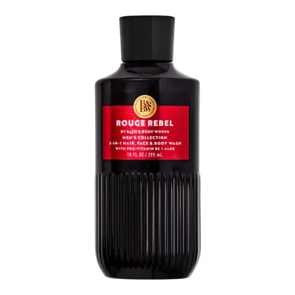 Rouge Rebel 3-in-1 Hair, Face & Body Wash for Men 295ml