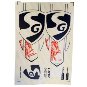 SG 3D Embossed Cricket Bat Sticker