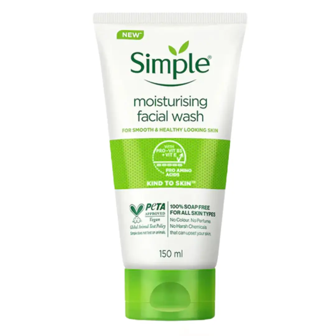 Simple Kind to Skin Moisturising Facial Wash 150ml(Imported)