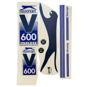 Slazenger V600 Limited Edition Retro Cricket Bat Sticker (Blue)