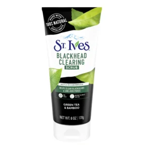 St. Ives Facial Cleanser Face Scrub Blackhead Clearing Green Tea 170gm