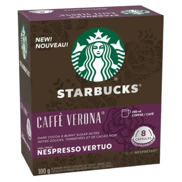 Starbucks Caffe Verona Nespresso Vertuo Coffee Pods