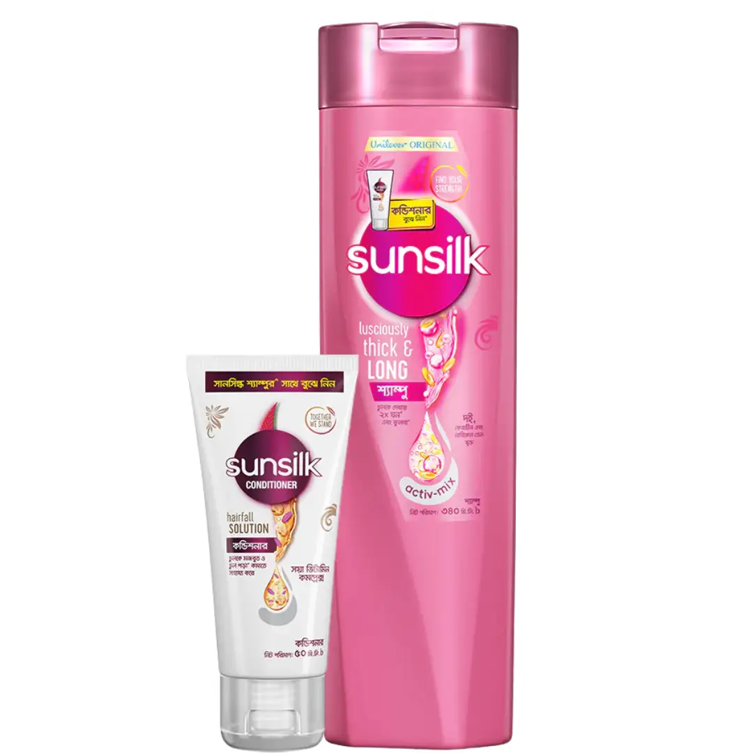 Sunsilk Lusciously Thick and Long Shampoo 340ml (Conditioner Free)