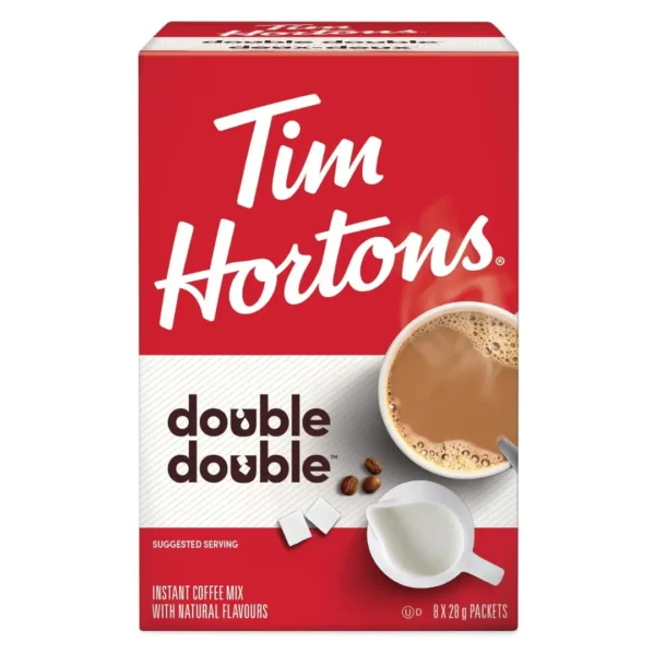 Tim Hortons Double Double Instant Coffee Mix Sachets