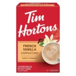 Tim Hortons French Vanilla Cappuccino Instant Coffee Mix Sachets