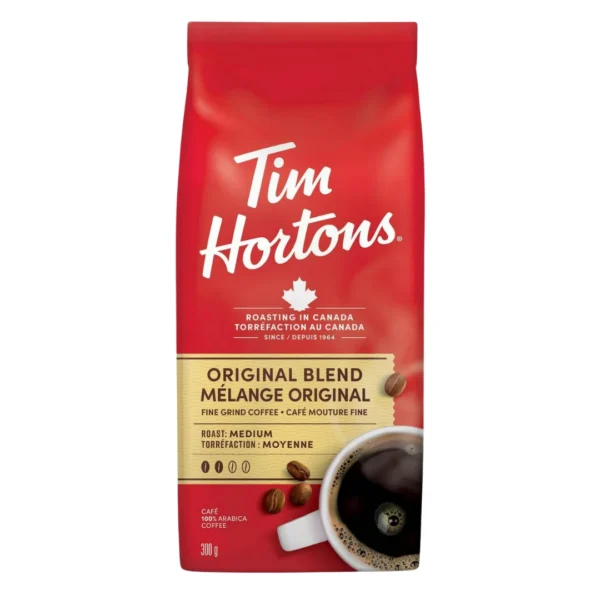 Tim Hortons Original Blend Fine Grind Coffee 300g