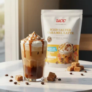 UCC Iced Salted Caramel Latte Instant Coffee Mix Sachets