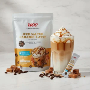 UCC Iced Salted Caramel Latte Instant Coffee Mix Sachets