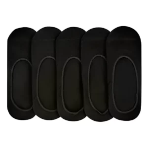 5 Pack Black Invisible Socks by Burton