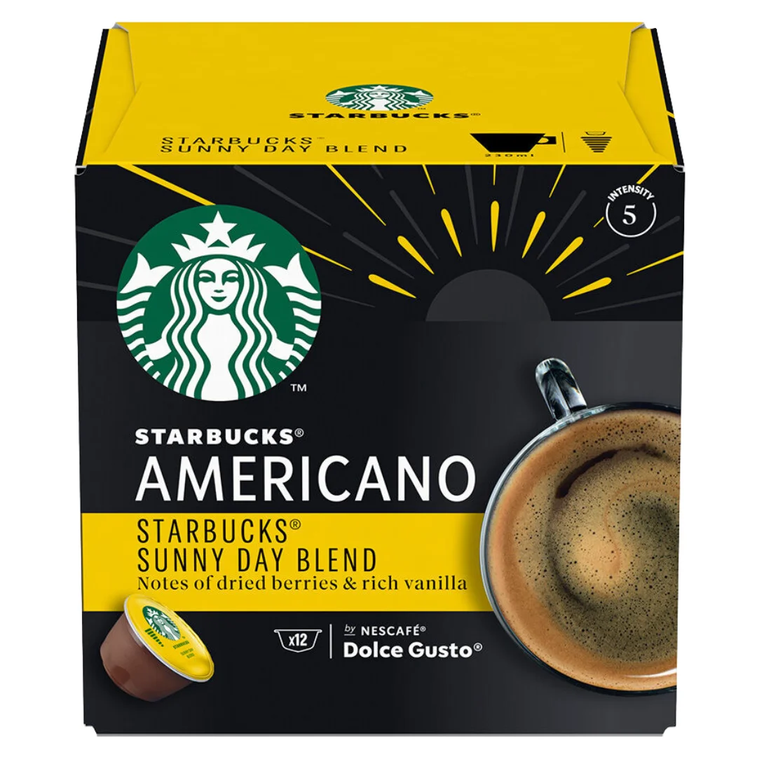 Starbucks Americano Sunny Day Blend Dolce Gusto Coffee Pods