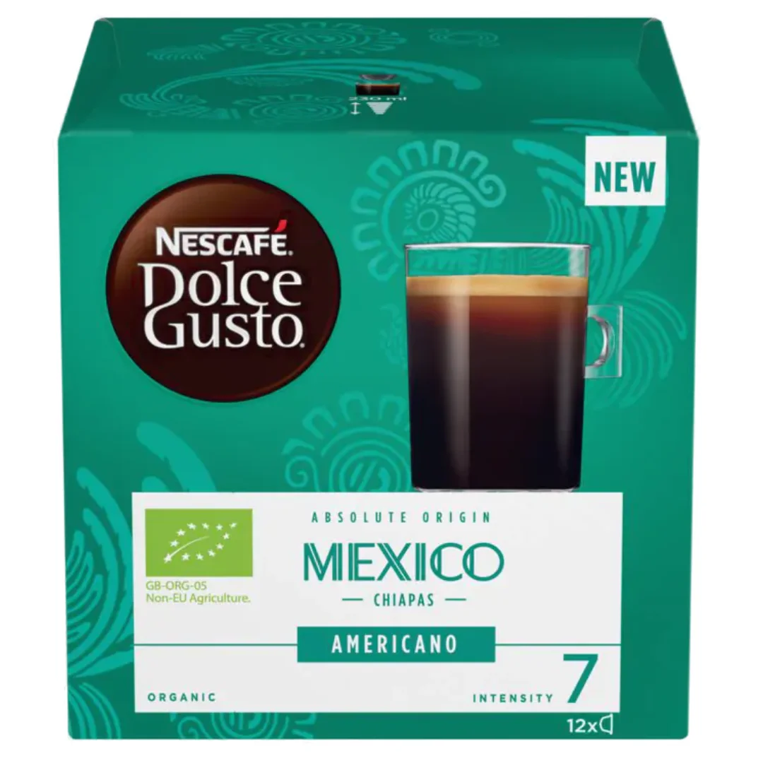 Mexico Chiapas Americano Nescafe Dolce Gusto Coffee Pods