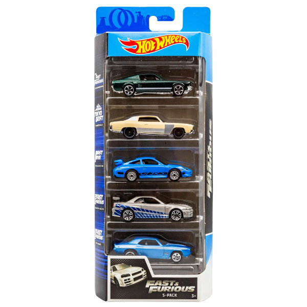 Hot Wheels Fast & Furious 5 Pack - Xclusivebrandsbd