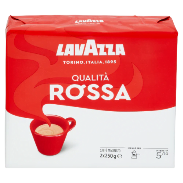 Lavazza Qualita Rossa Caffe Macinato 2 x 250gm - Xclusivebrandsbd