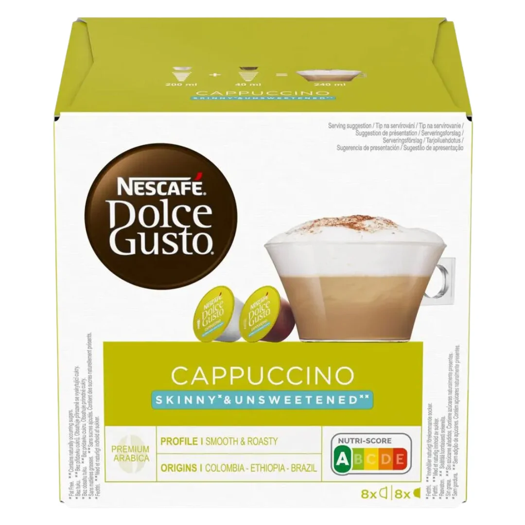 Skinny Cappuccino Nescafe Dolce Gusto Coffee Pods