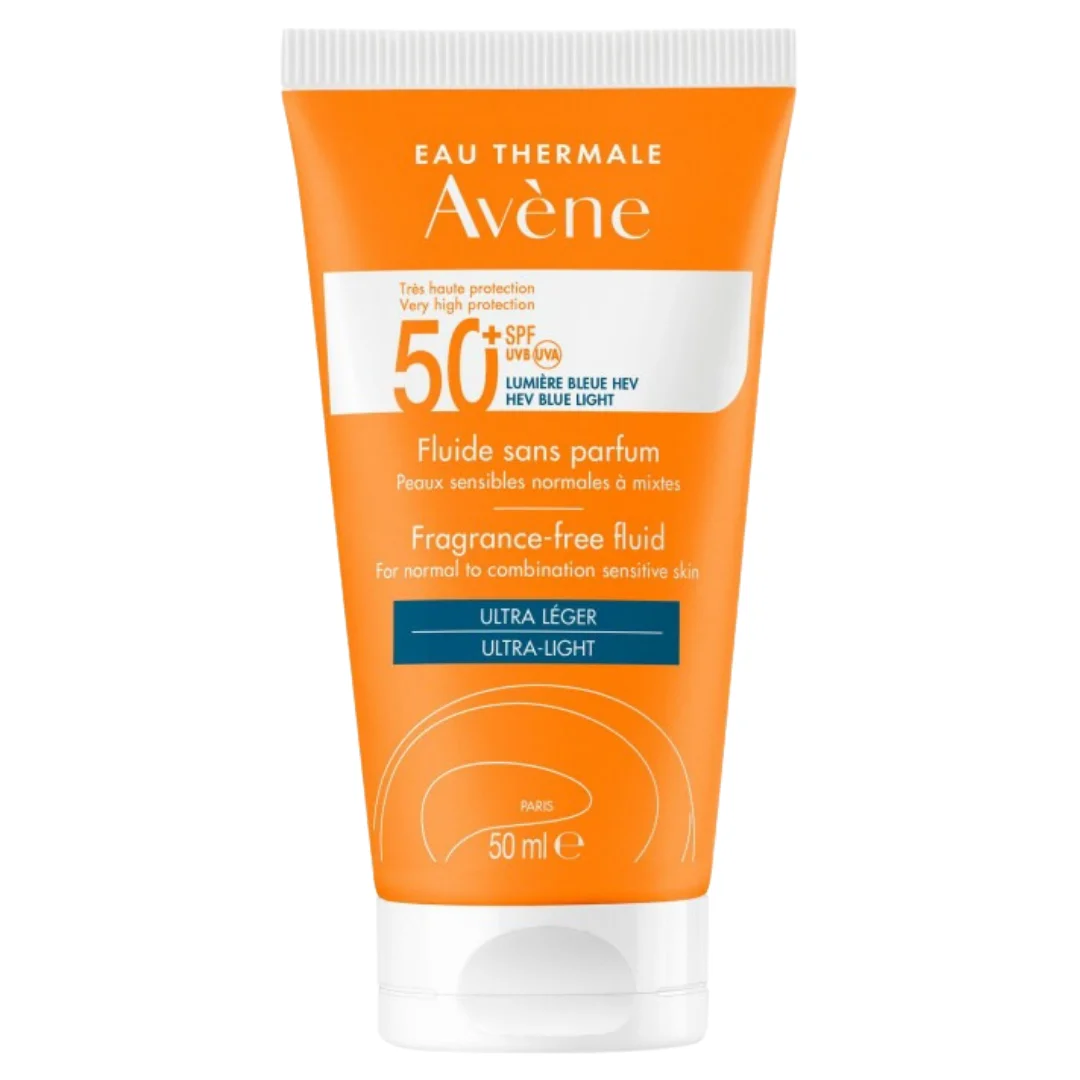 Avene SPF50+ Fragrance Free Fluid Sunscreen 50ml
