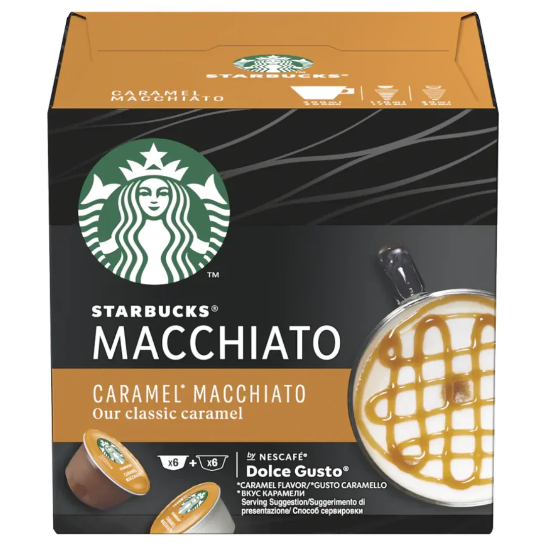 Starbucks Caramel Macchiato Nescafe Dolce Gusto Coffee Pods
