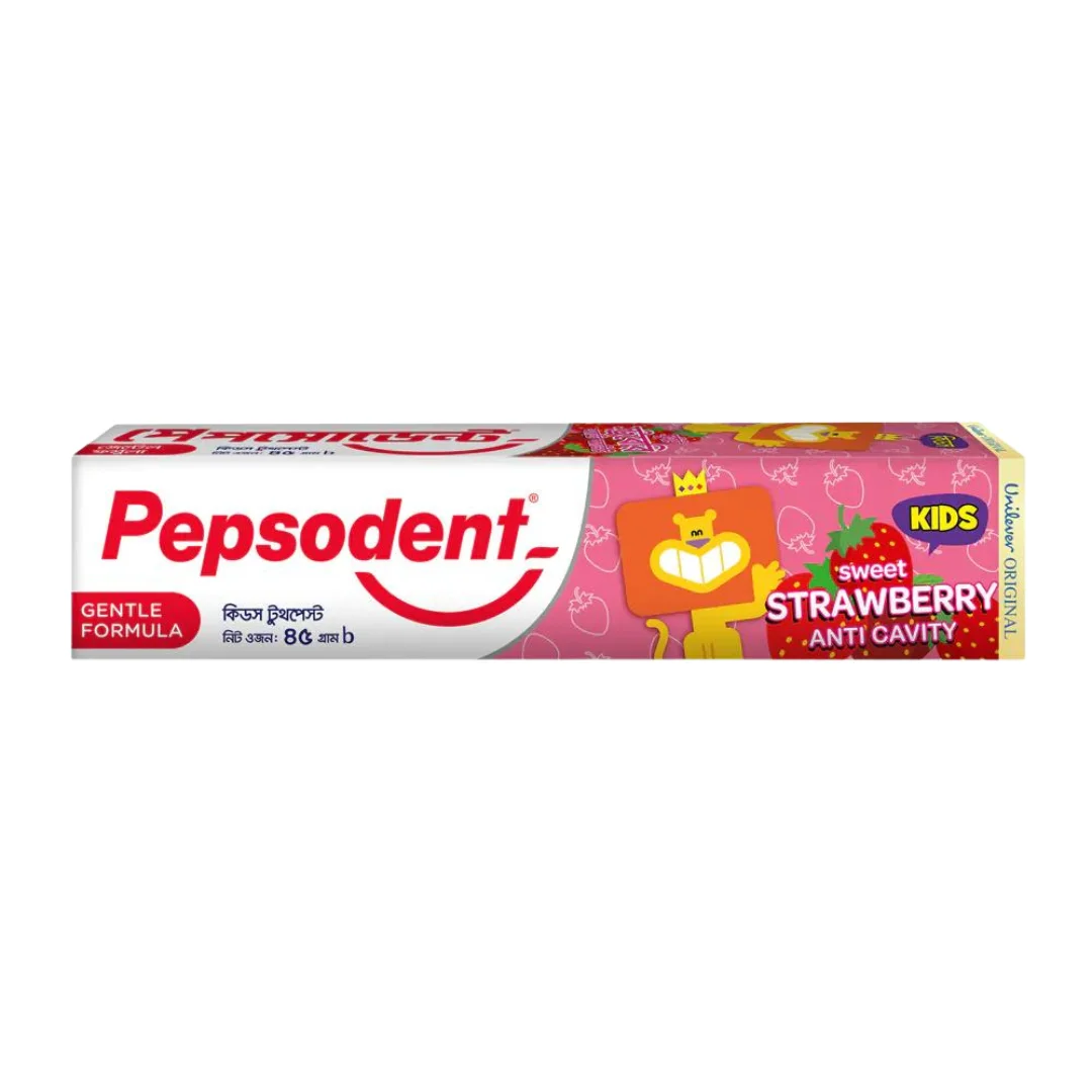 Pepsodent Kids Sweet Strawberry Toothpaste 45g