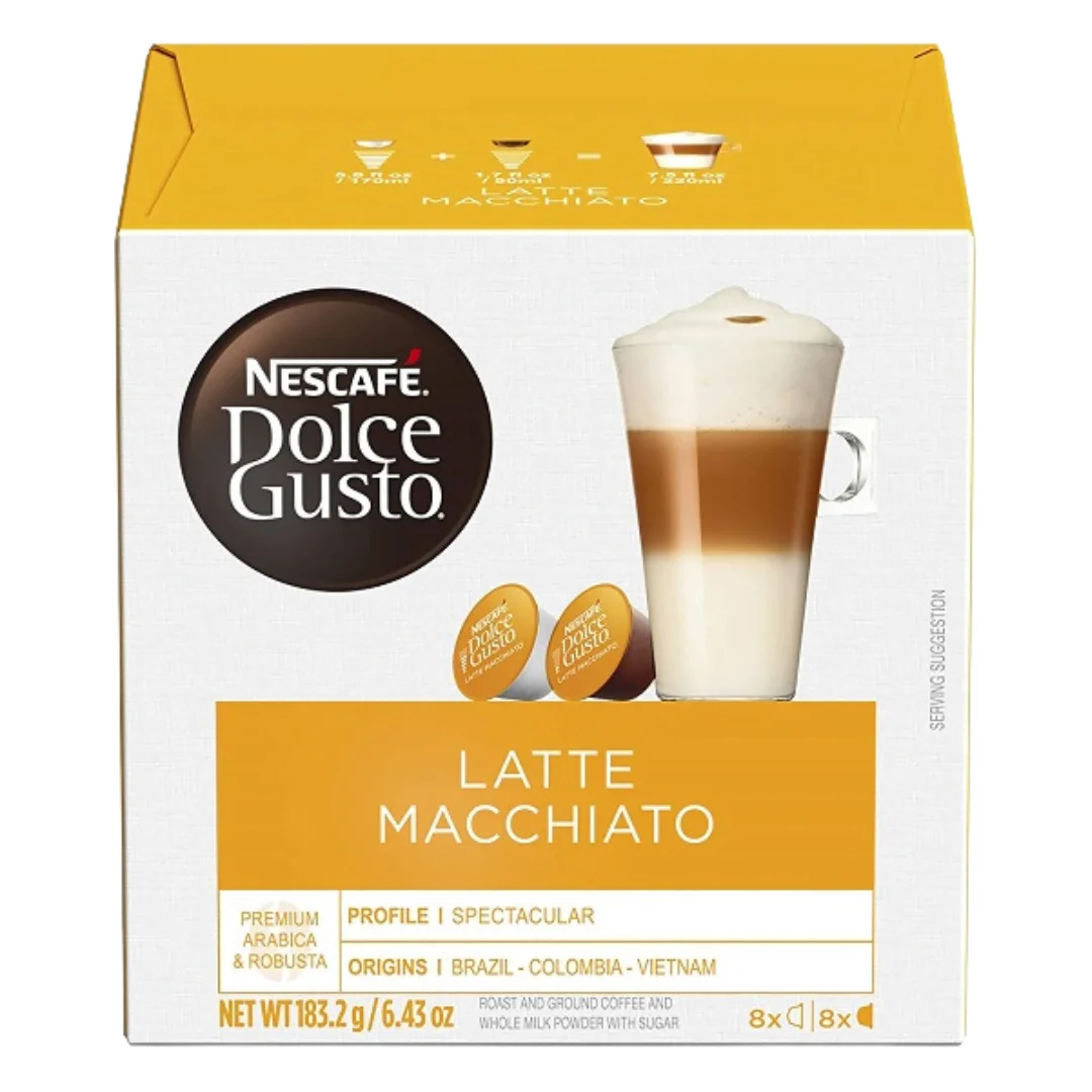 Latte Macchiato Nescafe Dolce Gusto Coffee Pods