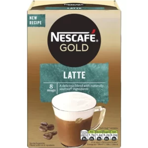 Nescafe Gold Latte Coffee Sachets 8x15.5g
