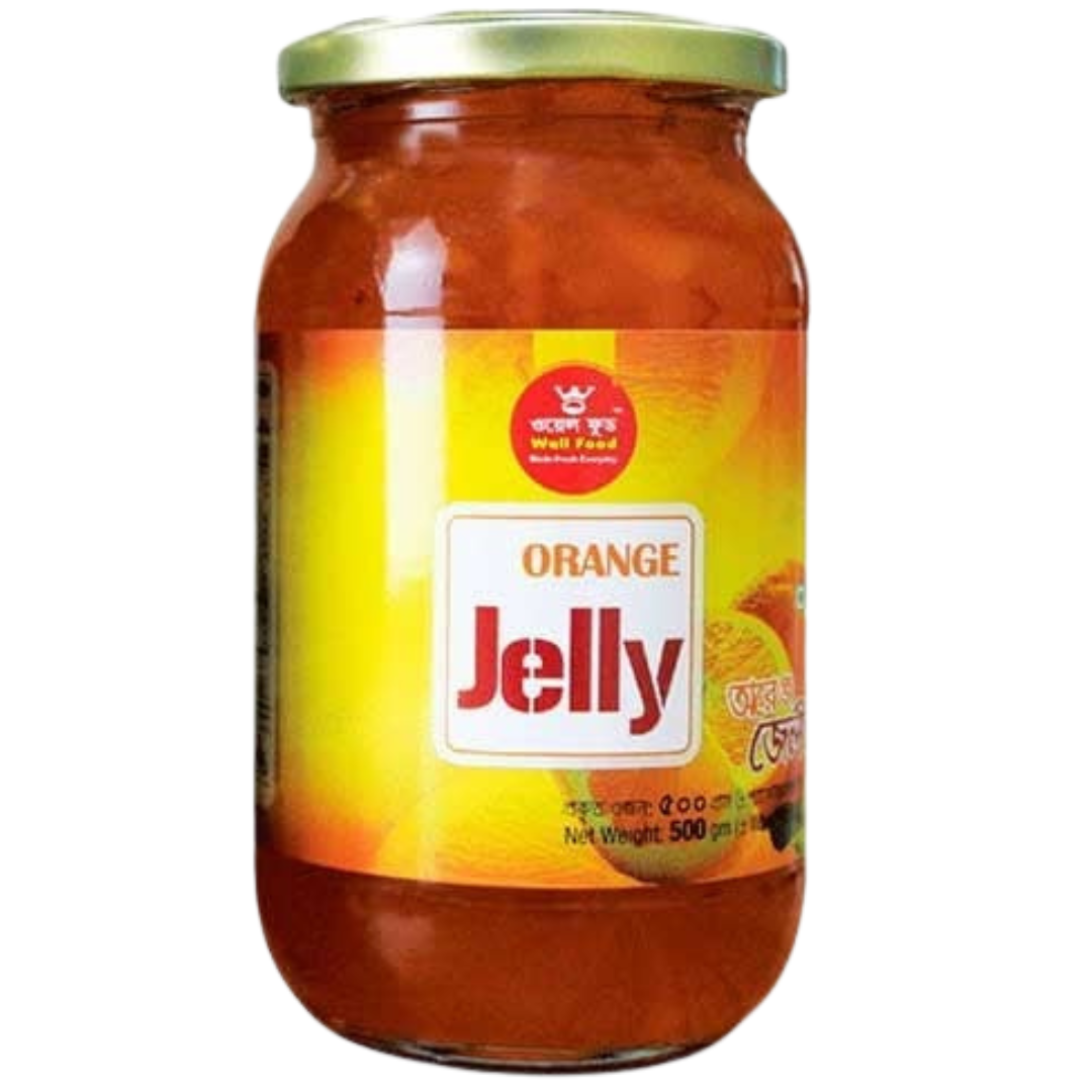 Well Food Orange Jelly 500gm