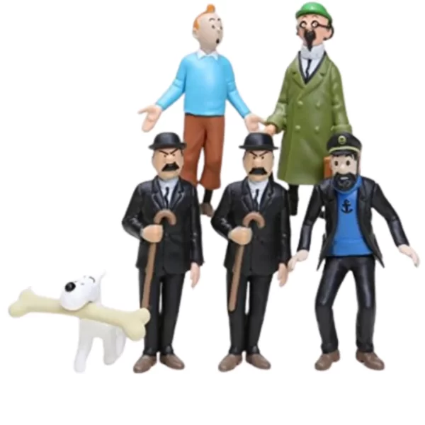 Tintin Action Figure Set of 6