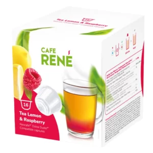 Café Rene Lemon & Raspberry Tea Nescafe Dolce Gusto Pods